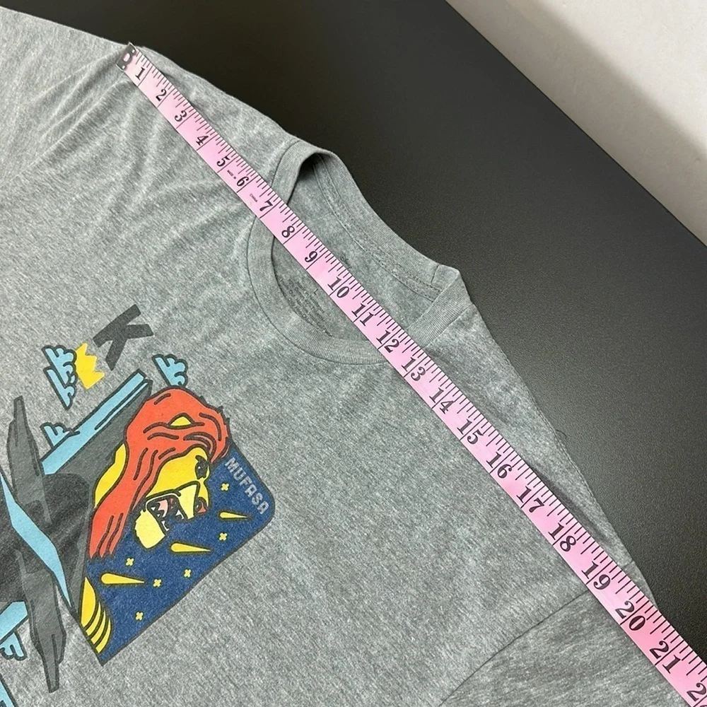 Disney The Lion King Mufasa‎ Card Graphic T-Shirt Tee Size Large